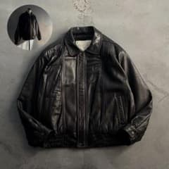 A-2“Classic“black“羊革 “短丈“bomber jacket - メルカリ