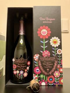ドンペリ　村上隆　空ビンと箱 限定完売品【空瓶空箱】ドンペリ×村上隆コラボ ドンペリロゼ ピンドン