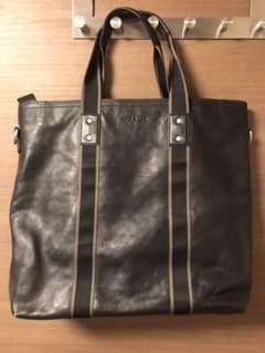 コーチ COACH トートバッグ メンズ 革製 黒のサムネイル