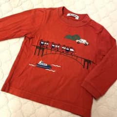 ファミリアサイズ90 乗りものロンTのサムネイル