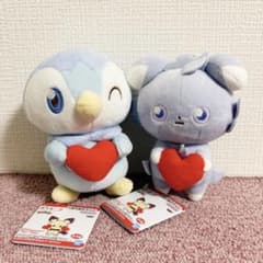 포켓피스 봉제인형 Mellow Heart 2종 세트