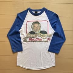 80s anvil ケニーロジャース ラグランTシャツ ワールドツアー - メルカリ