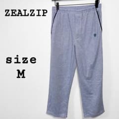ZEALZIP【M】ルームウェア ライトブルー系 コットン パジャマ ロゴ刺繍