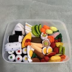 フェルト製 おままごと お弁当セット ハンドメイド③のサムネイル
