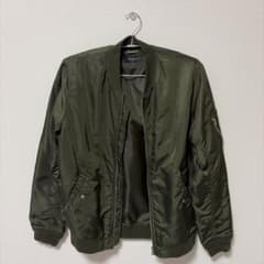 【古着】CONFIRM MA-1 フライトジャケット カーキのサムネイル