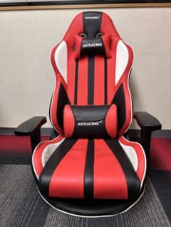 AKRACING ゲーミングチェア レッド ブラックのサムネイル