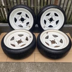 TC01 15インチ 7J +10 4H PCD100 165/45R15 TC01 15インチ 7J +10 4H PCD100 165/45R15 - メルカリ