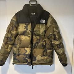 ノースフェイス　カモフラ　ヌプシダウンジャケット　XLのサムネイル