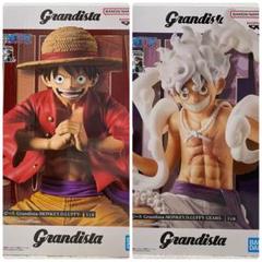 ワンピース Grandista フィギュア ルフィ ＆ ニカ ギア5 2種