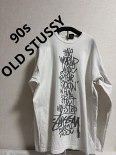 90s-00s OLD STUSSY 白ロンT シャドーマンポッセ XL - メルカリ
