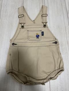 ポロ　サロペット　ベージュ　80のサムネイル