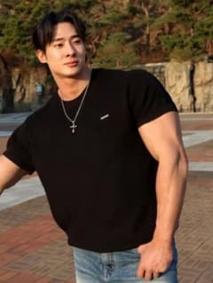 HDEX リブニット マッスルフィットニットTシャツ☆韓国限定☆