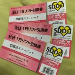 恐羅漢　1日リフト券のサムネイル