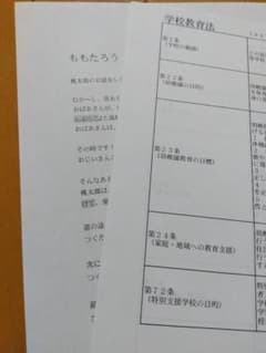 保育士試験　教育原理+桃太郎台本のサムネイル