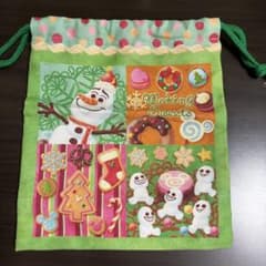 東京ディズニーリゾート オラフ巾着Christmas Holidays 2015