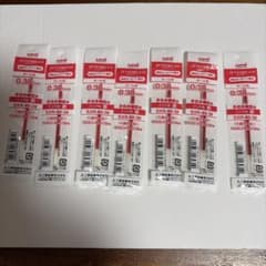 三菱鉛筆 uni ジェットストリーム替芯 0.38mm SXR8038.15 赤のサムネイル