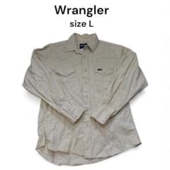 Wrangler ベージュ 長袖シャツ L ラングラーのサムネイル