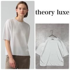 26SS/現行♡セオリーリュクス ラメクルーネックショートスリーブ