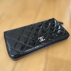 CHANEL マトラッセ エナメル 長財布 - メルカリ