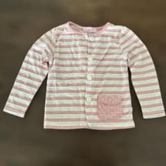 Chilmie ボーダーカーディガン 110cmのサムネイル