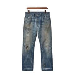 RRL ダメージ リペア 加工 デニム 32x32 DOUBLE RL RRL Double RL ダメージリペア加工デニム 34×30 USA - メルカリ