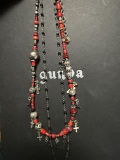 gunda 赤ピースクロスネックレス ifsixwasnine hyde着 - メルカリ