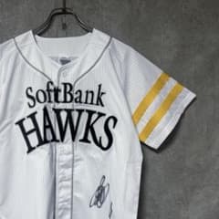 柳田悠岐 サイン入り 福岡ソフトバンクホークス ユニフォーム ホワイト