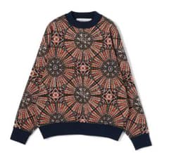 cloudy Recycled Knit Sweater BLUEのサムネイル