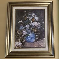ルノアール 春の花 立体複製画 額装 - メルカリ