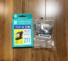 ブラザー プリンター用 互換 インクカートリッジ LC211Y LC211BKのサムネイル