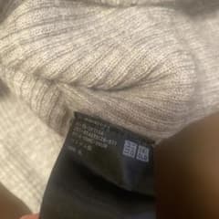 UNIQLO グレー タートルネック セーター Sのサムネイル