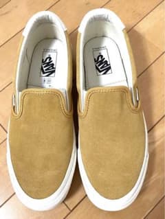 VANS スエード スリッポン イエローのサムネイル