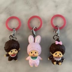 モンチッチ ♡めじるしアクセサリー ♡セブンイレブンアナザーカラーver．3種のサムネイル