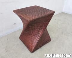 展示品■アスプルンド■スピラルスツール■ツイスト■本革編み■モダン■南国リゾート 展示品□アスプルンド□スピラルスツール□ツイスト□本革編み□モダン