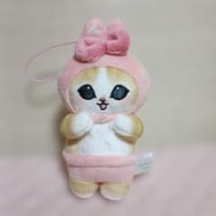 モフサンド　うさにゃんマスコット ＊ピンク＊