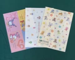 デジモンアドベンチャー×サンリオ＋スティッチーズデザインクリアファイル3枚セットのサムネイル