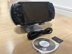 激美品 動作確認 PSP 3000 ピアノブラック すぐ遊べるセットのサムネイル