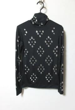 DRIES VAN NOTEN ハイネック ビジュー トップス ブラック 黒 - メルカリ