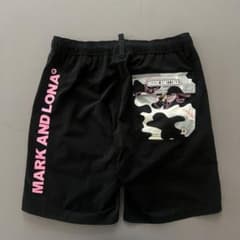 MARK&LONA マークアンドロナ ハーフパンツ メンズ 迷彩 ピンク 黒 M