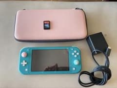 Nintendo Switch Lite ターコイズ ♡カセット付きのサムネイル