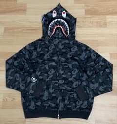 ☆鬼レア☆ APE 青山 限定 カラーカモ シャークパーカー M パーカー 
