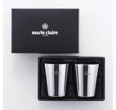 【未使用品】marie claire ステンレス製ペアタンブラー（二重構造）のサムネイル