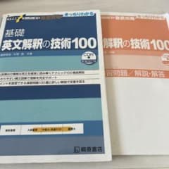 基礎英文解釈の技術100のサムネイル