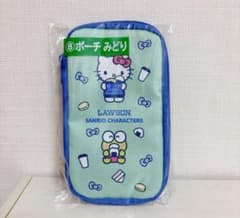 サンリオ当たりくじ　LAWSON ハローキティ けろっぴポーチのサムネイル