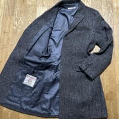 美品 BEAMS LIGHTS ハリスツイード ヘリンボーン チェスターコート BEAMS LIGHTS ハリスツイード ヘリンボーン チェスターコート S - メルカリ