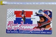 モトクロス リック・ジョンソン チャンピオンステッカー Rick Johnsonのサムネイル