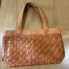 レザーメッシュトートのサムネイル