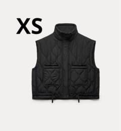 ZARA ザラ ウォーターレペレントパフベスト キルティングベスト