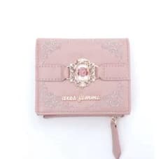 axes femme 薔薇封入モチーフミニ財布　ピンクのサムネイル