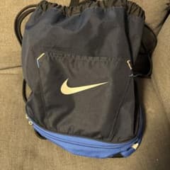 NIKE ナップサック 2層式 リュック ネイビー ブルーのサムネイル